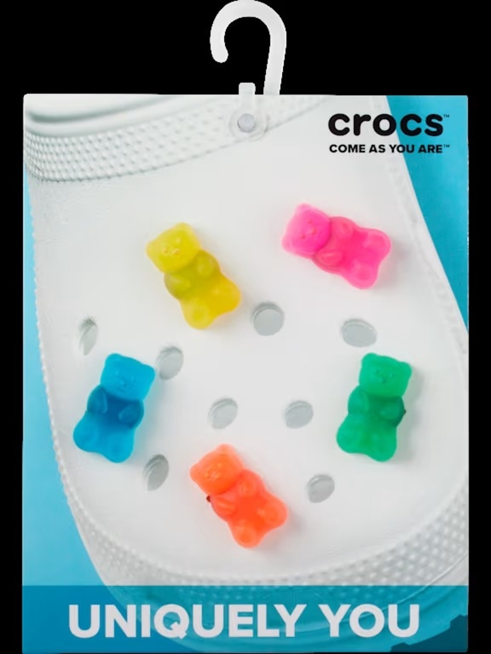 CROCS Jibbitz Candy Bear Charms - Neon Mix